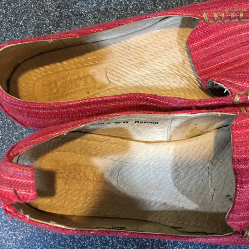 Born Red Espadrille Flats